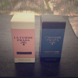 Brand New Prada La Femme and Prada L’Homme